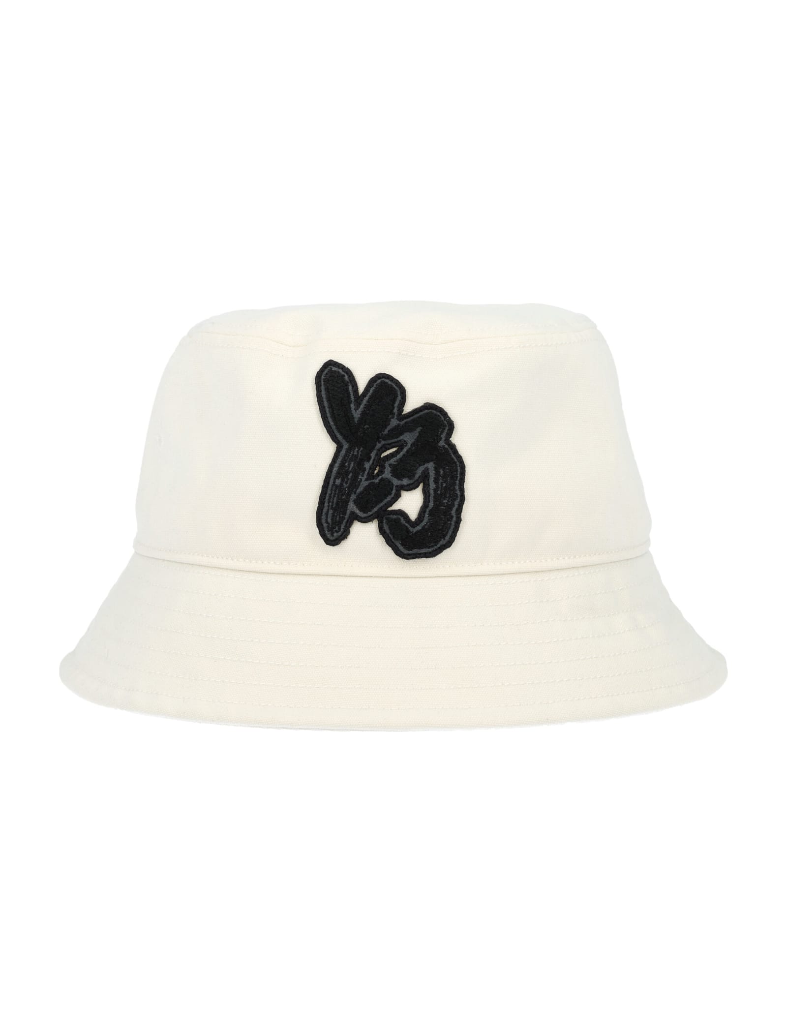 Y-3 Gray Logo Bucket Hat | Smart Closet