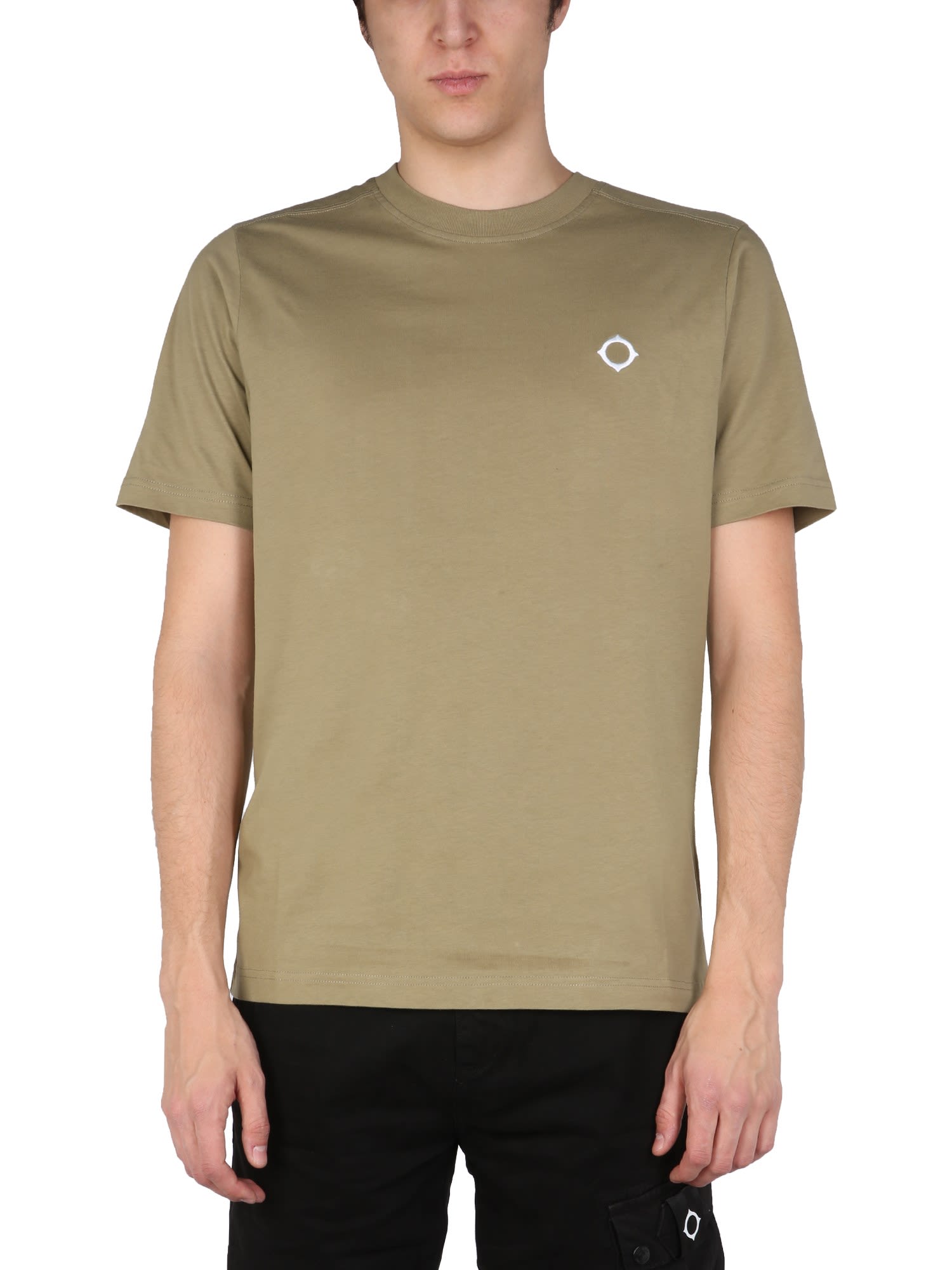 Ma.Strum T-shirt With Logo Embroidery