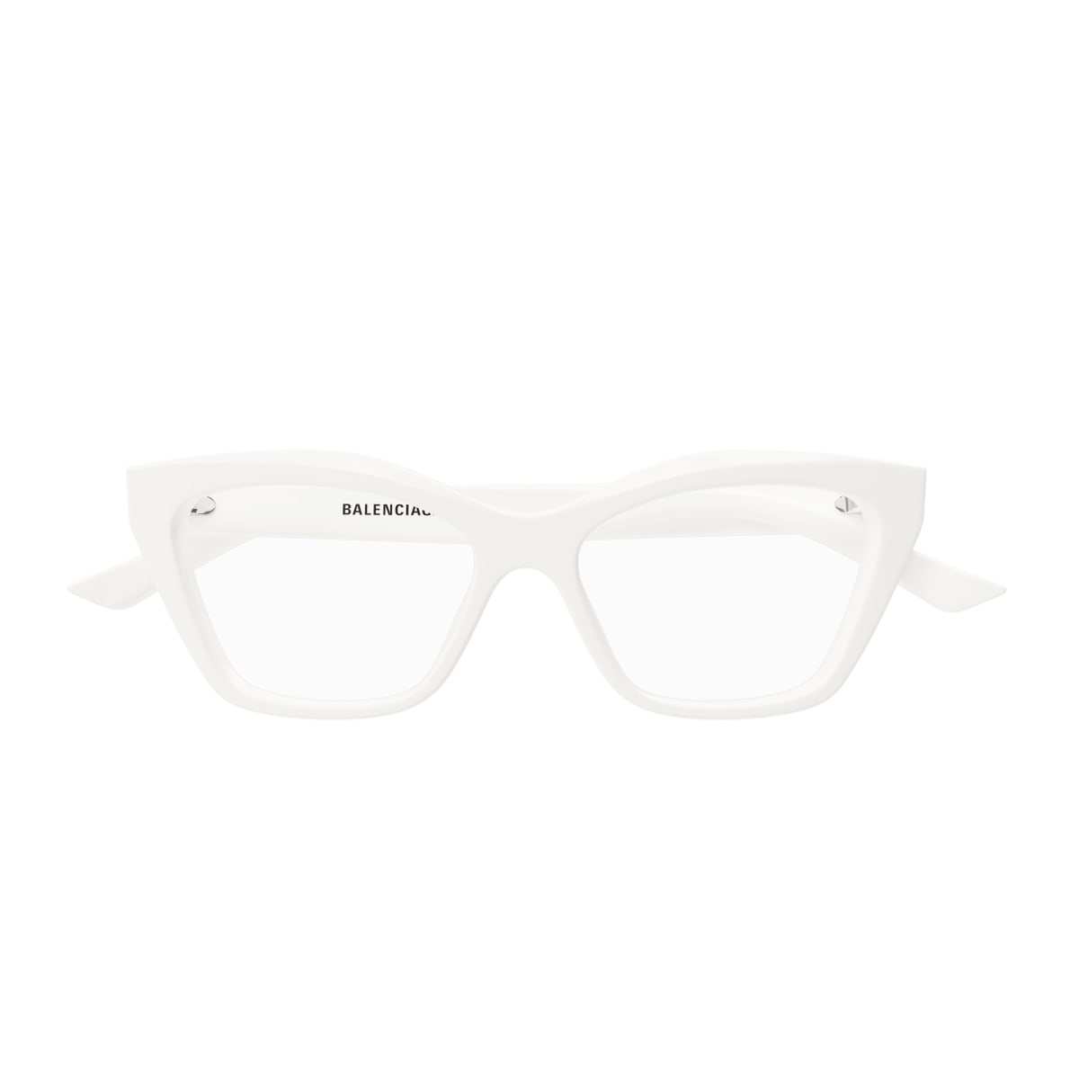 Balenciaga Bb0342o Linea Everyday 011 White Transparent Glasses In White