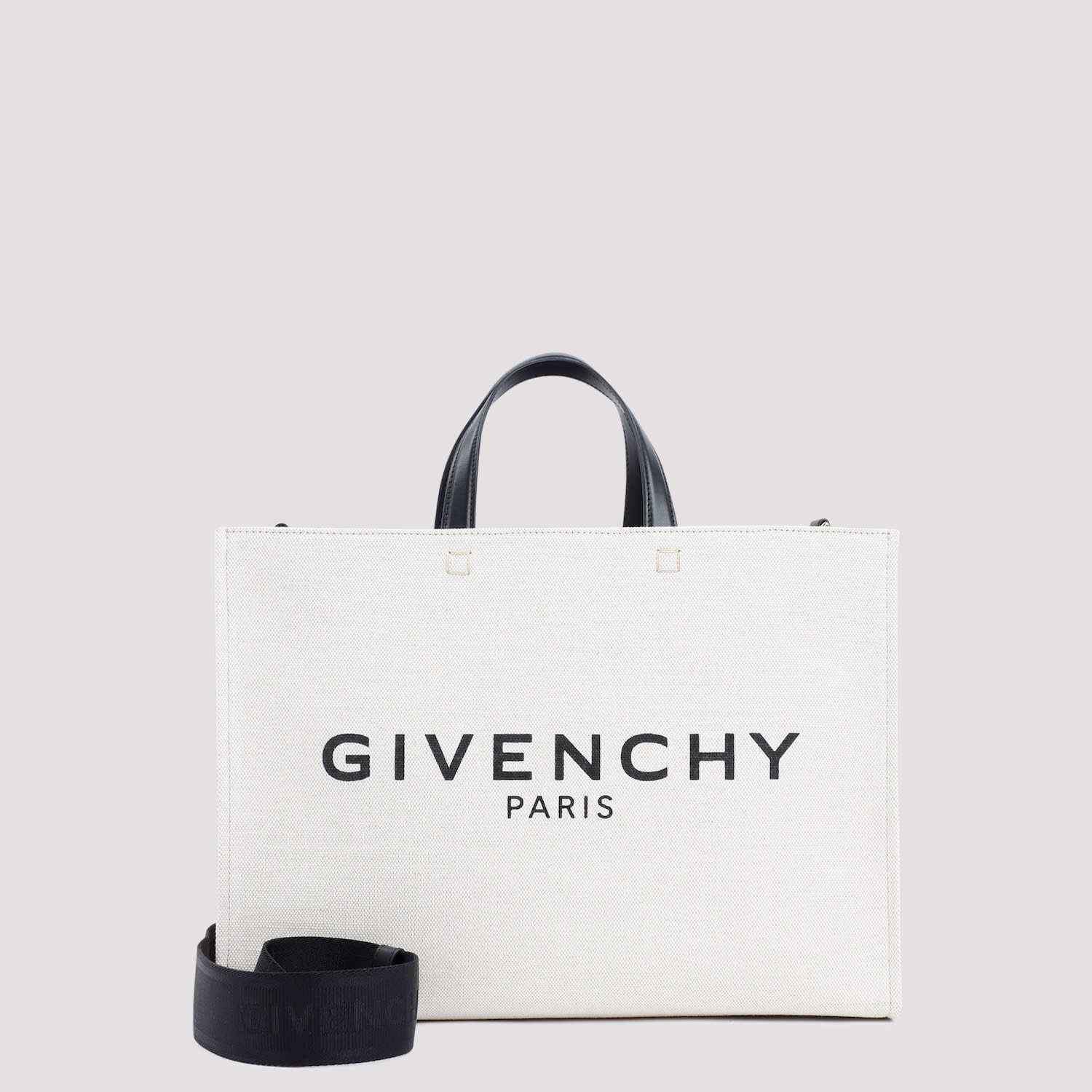 Shop Givenchy Medium G Tote Shopping Bag In Beige Black