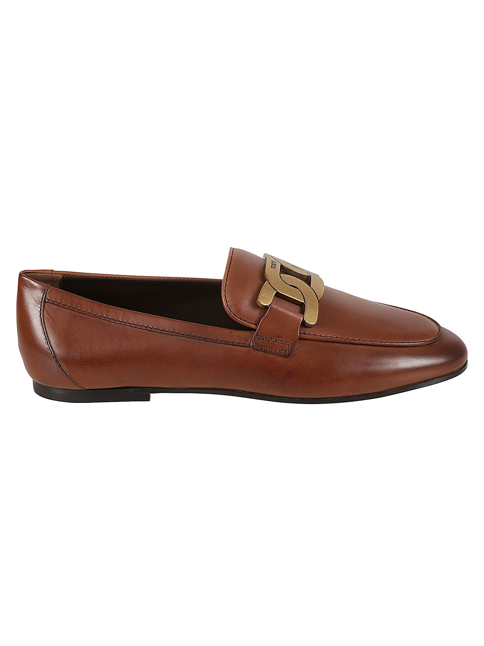 Shop Tod's 6rn Loafers In Teak