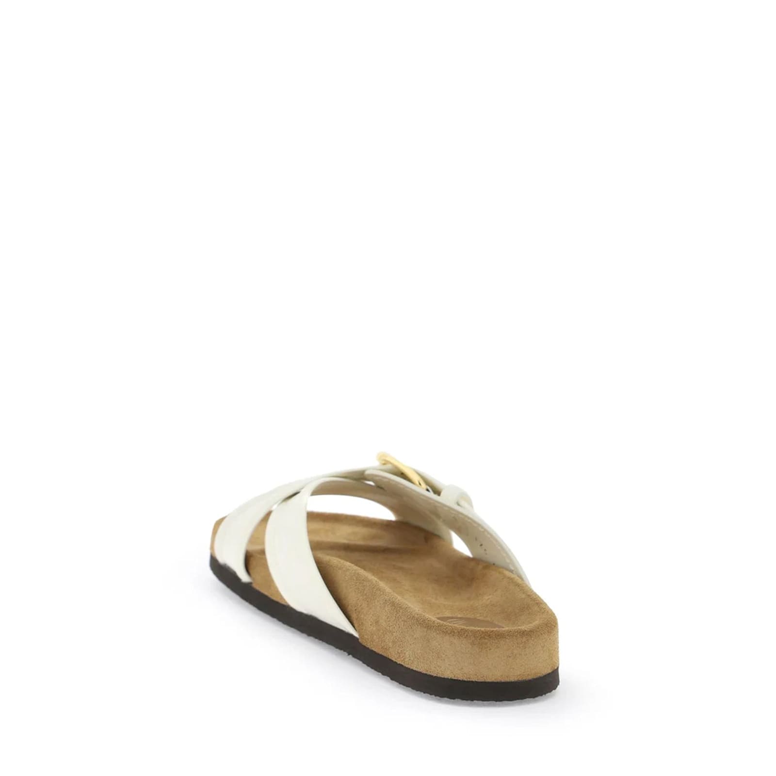 VALENTINO GARAVANI GARAVANI LEATHER FLAT SANDALS 