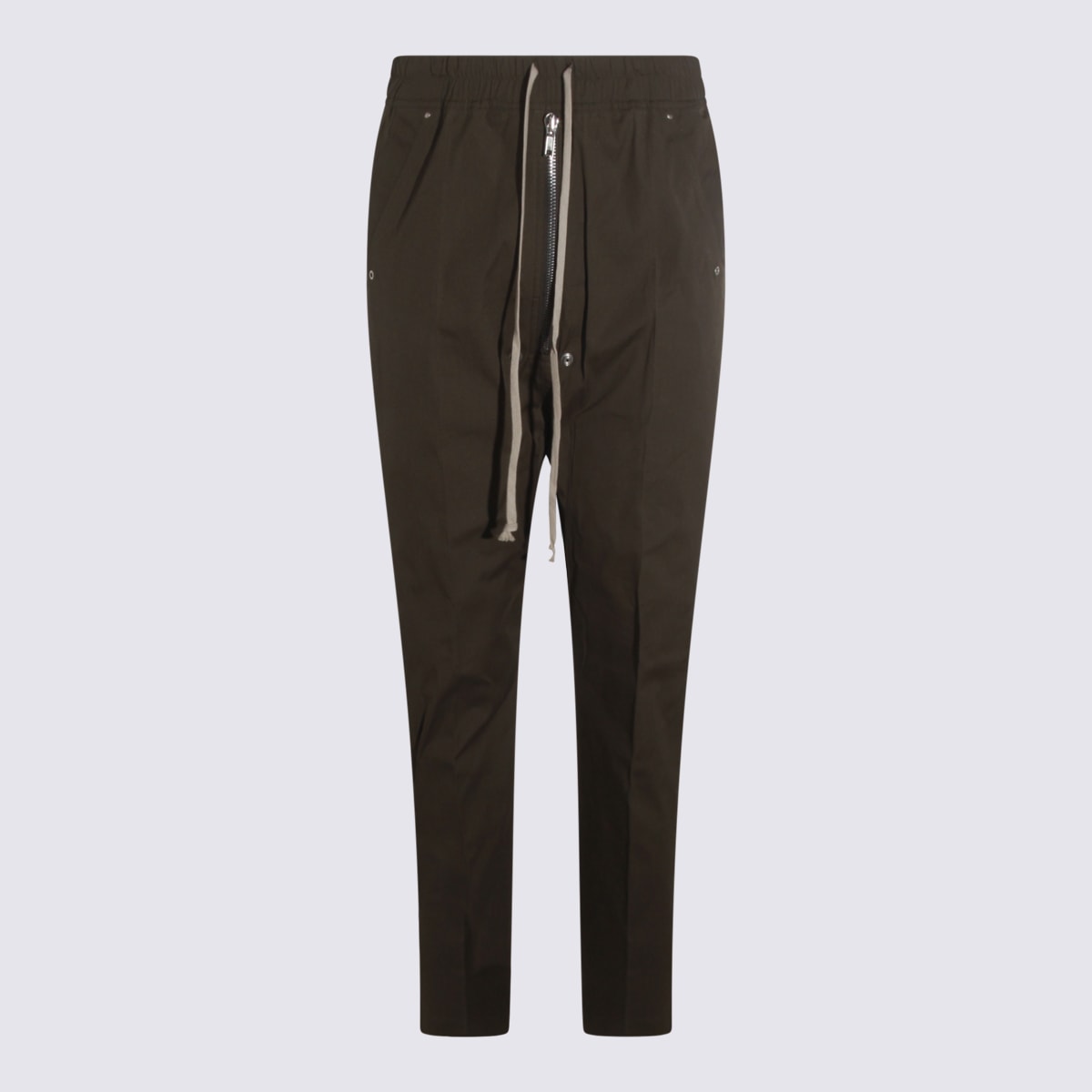 Green Cotton Bela Pants