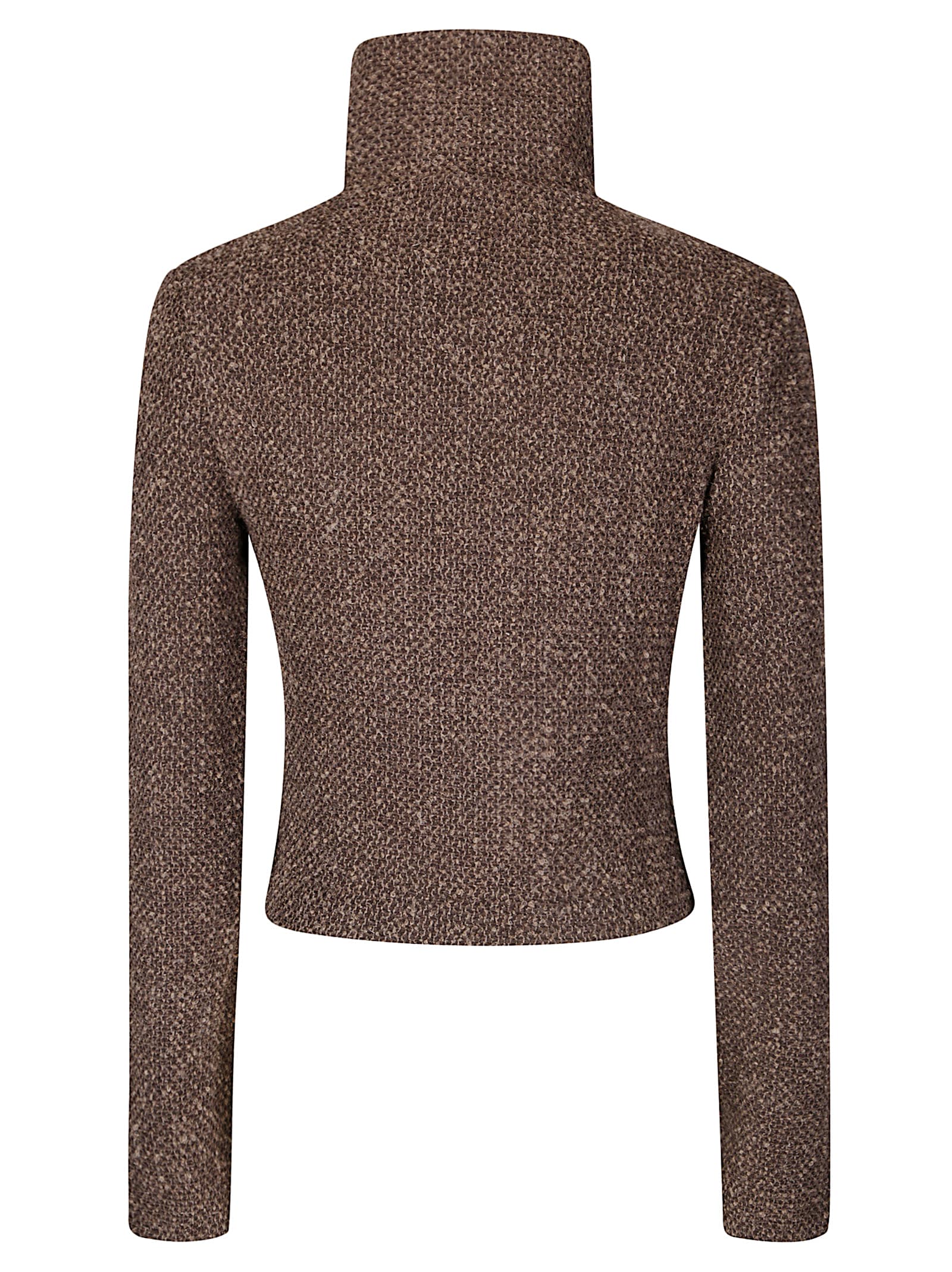 Our Legacy Slim Zip Longlseeve In Brown