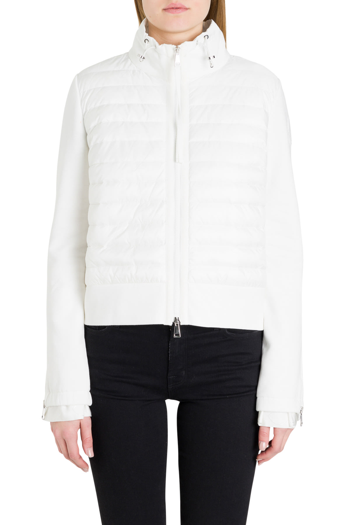 MONCLER CARDIGAN WITH PADDED FRONT,11274313