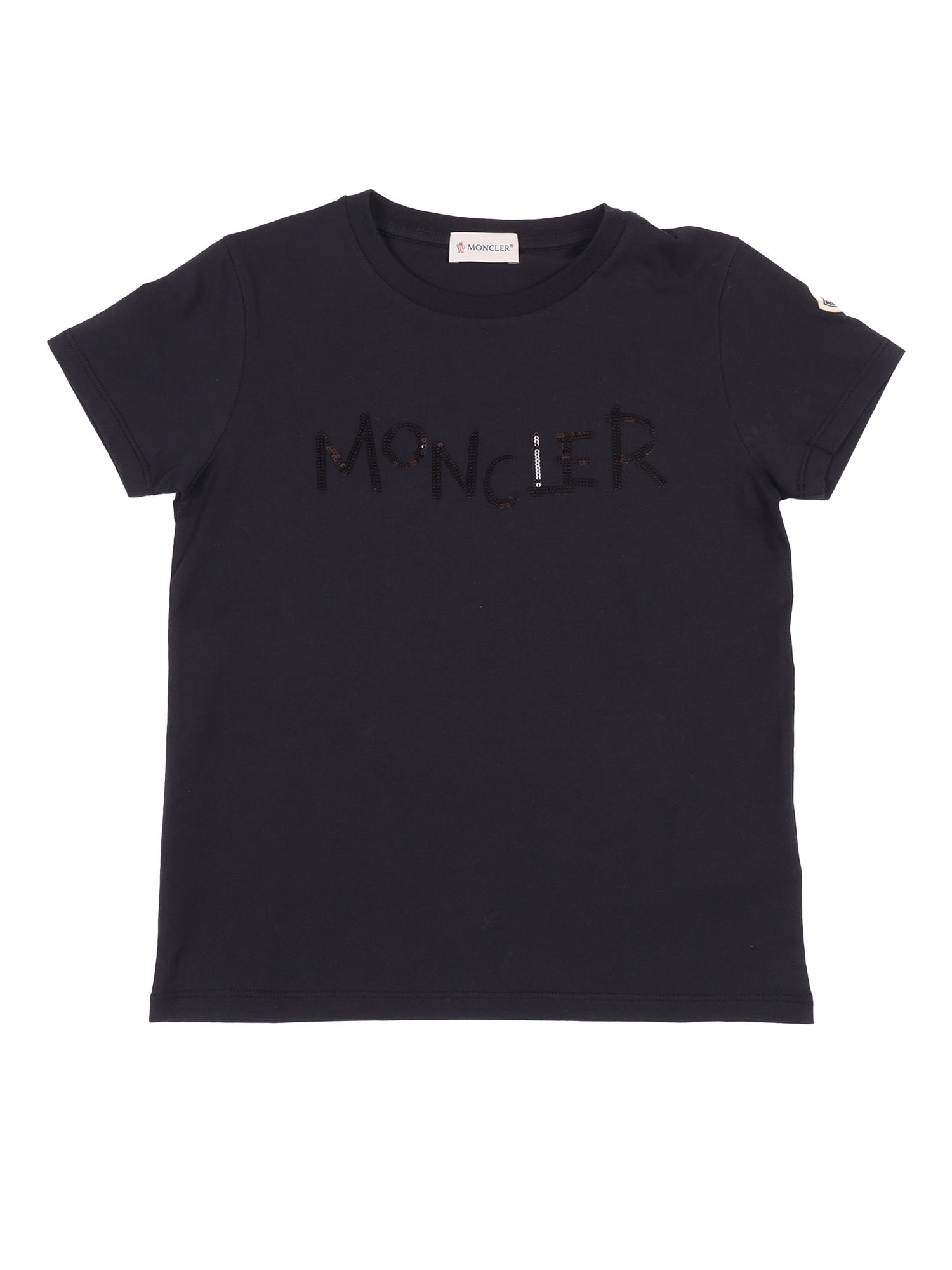 Moncler Ss T-shirt In Black