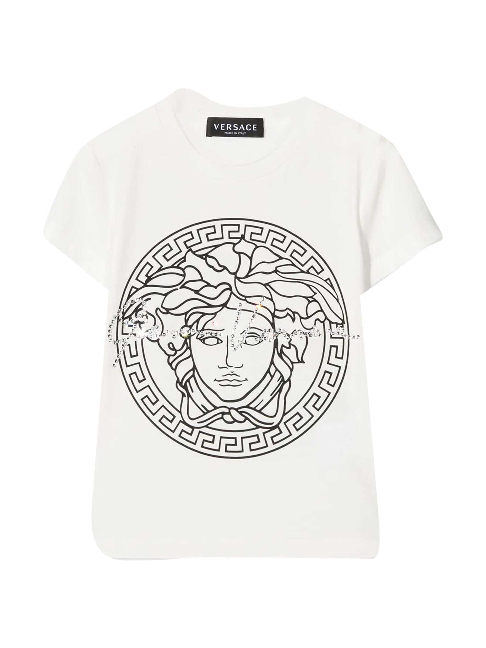 Versace White T-shirt With Print Young