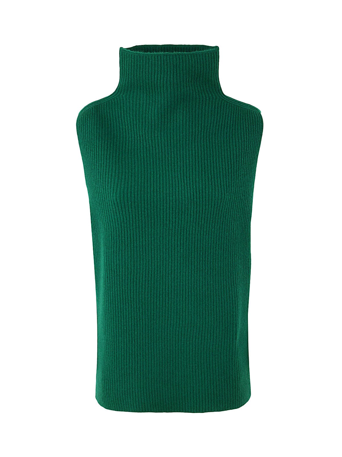 Oyuna Sleeveless Cashmere Jumper In Emerald