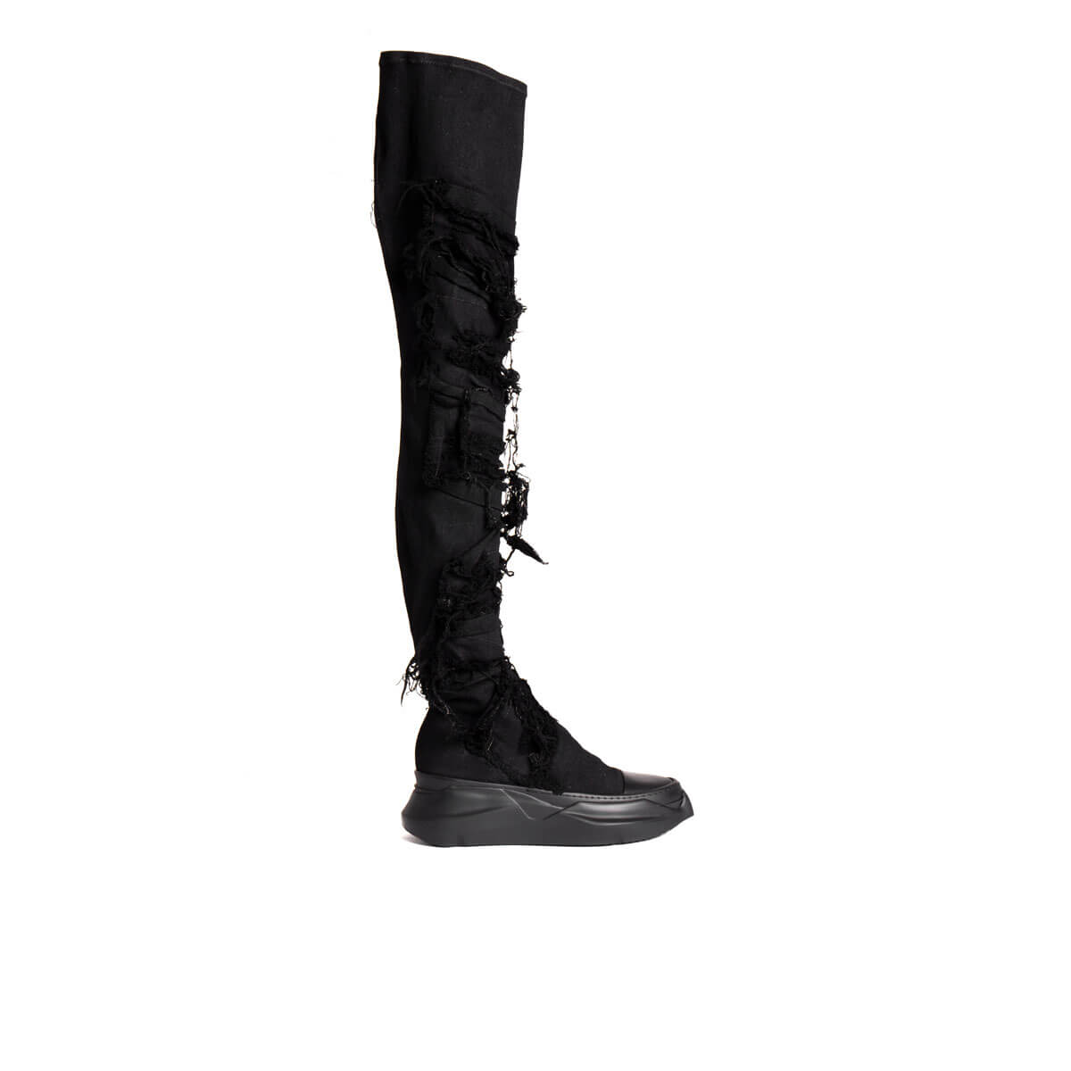 DRKSHDW Abstract Stockings Boots