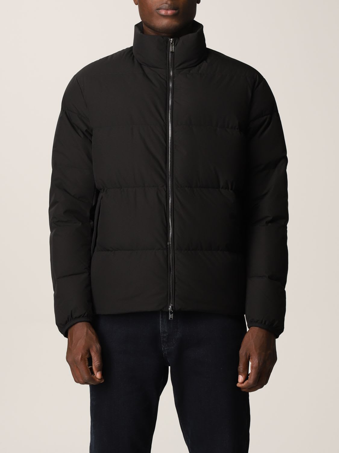 Emporio Armani Jacket Emporio Armani Down Jacket In Padded And Quilted Nylon
