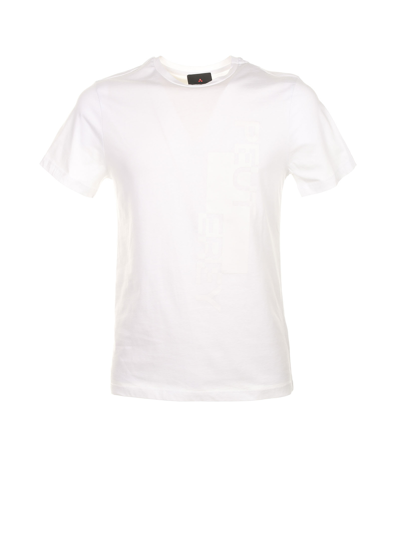 Peuterey Basic T-shirt In Bianco
