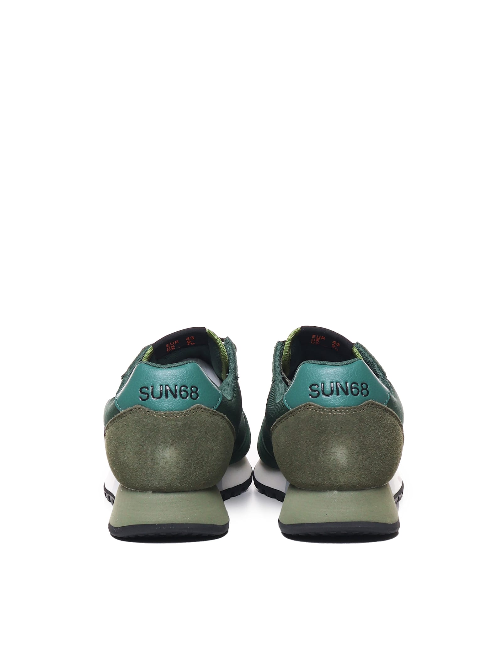 Shop Sun 68 Sneakers Jaki Solid In Verde Scuro