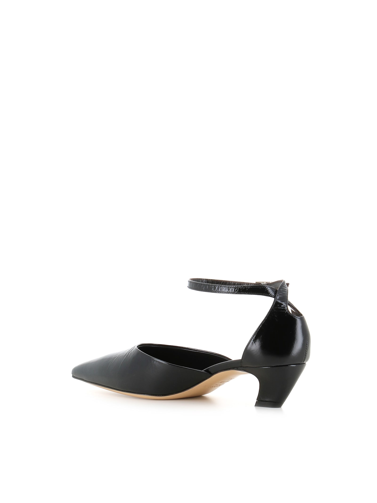 Le Monde Beryl 45mm Crocodile-effect Pumps In Black