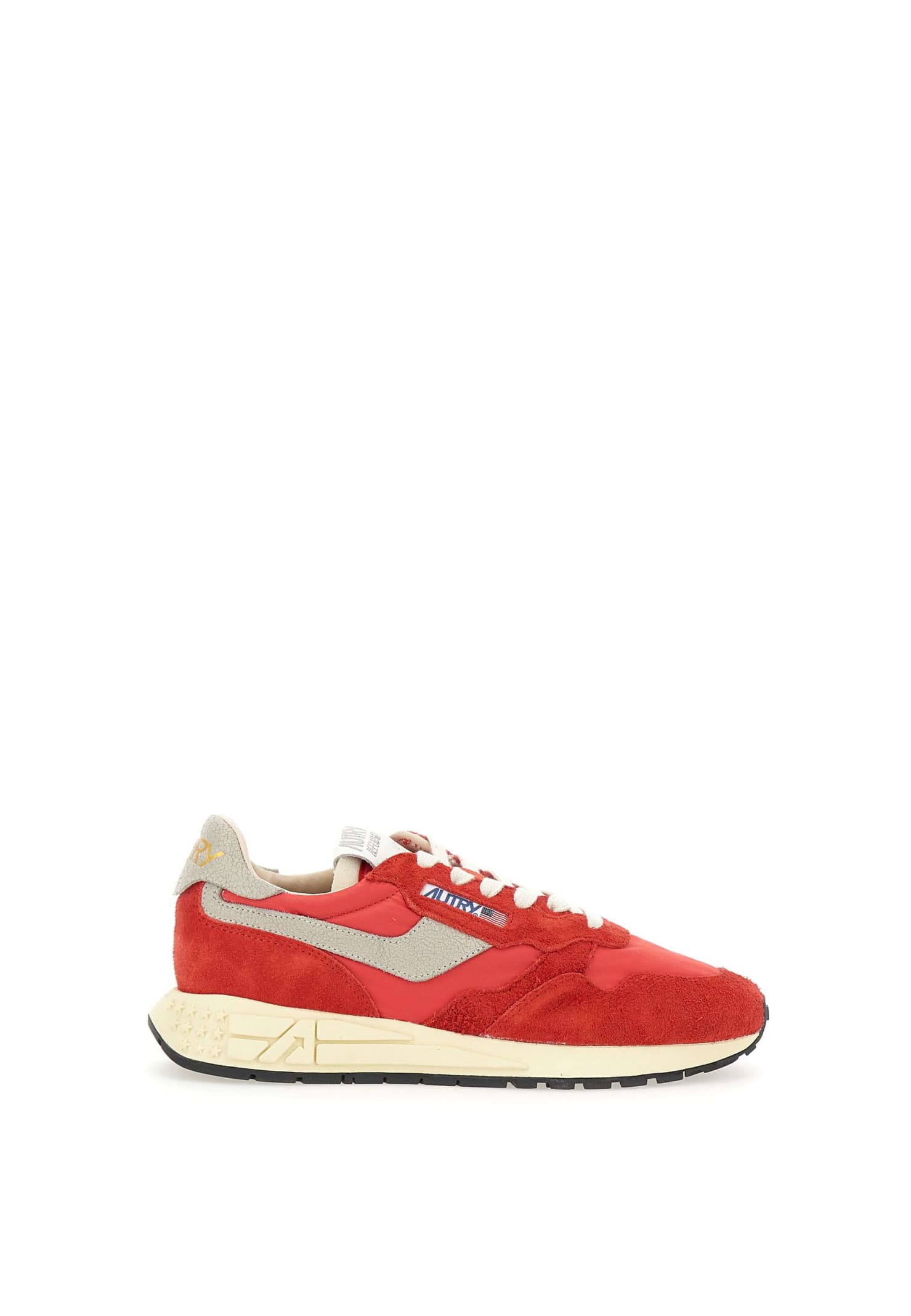 Autry Wwlw Nc06 Sneakers In White-red