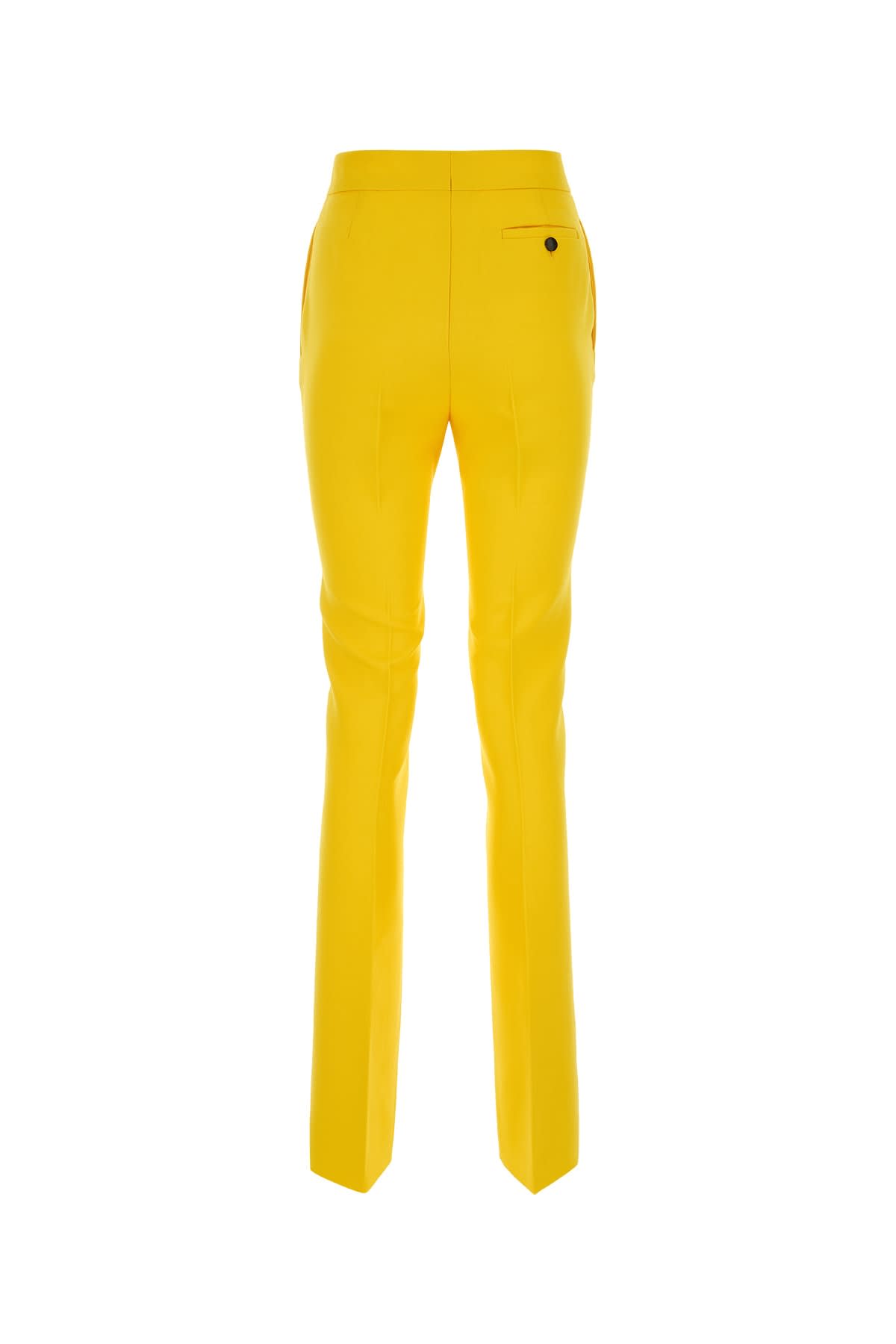 Shop Ferragamo Pantalone In Yellow
