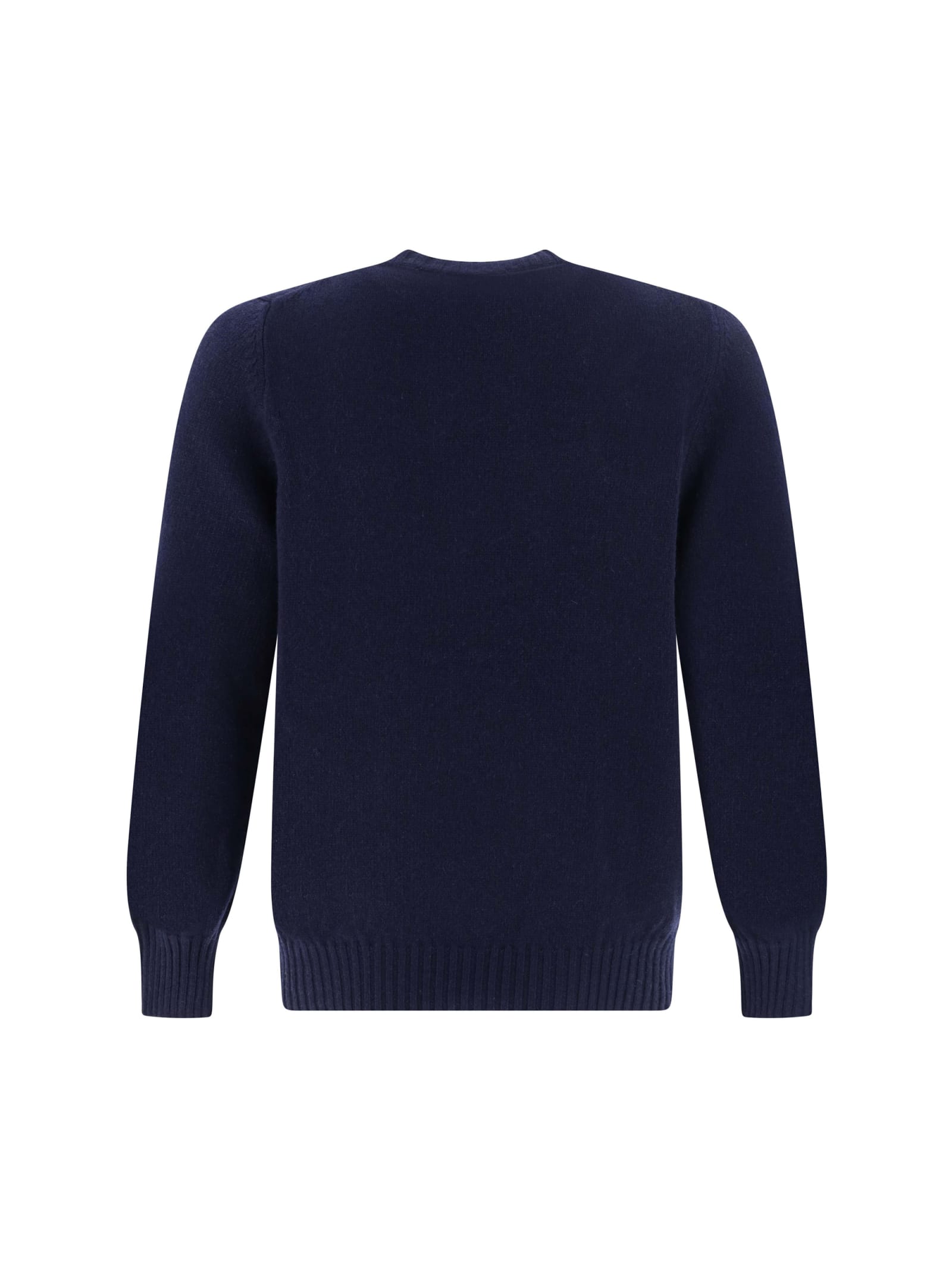 Shop Aragona Sweater In Blu Notte