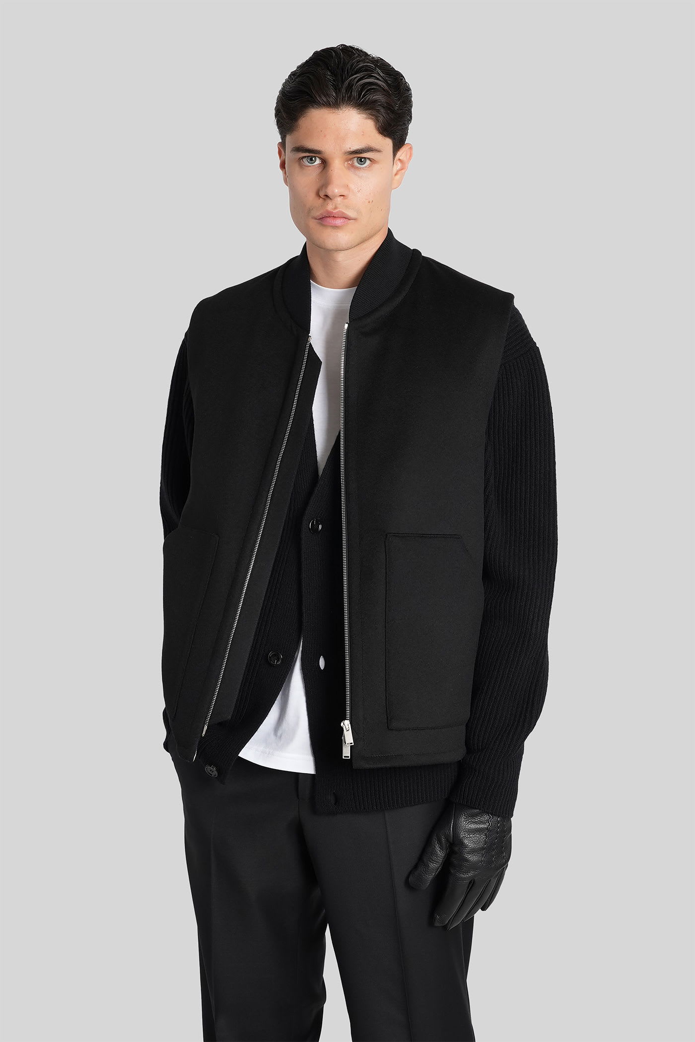 Vest In Black Wool