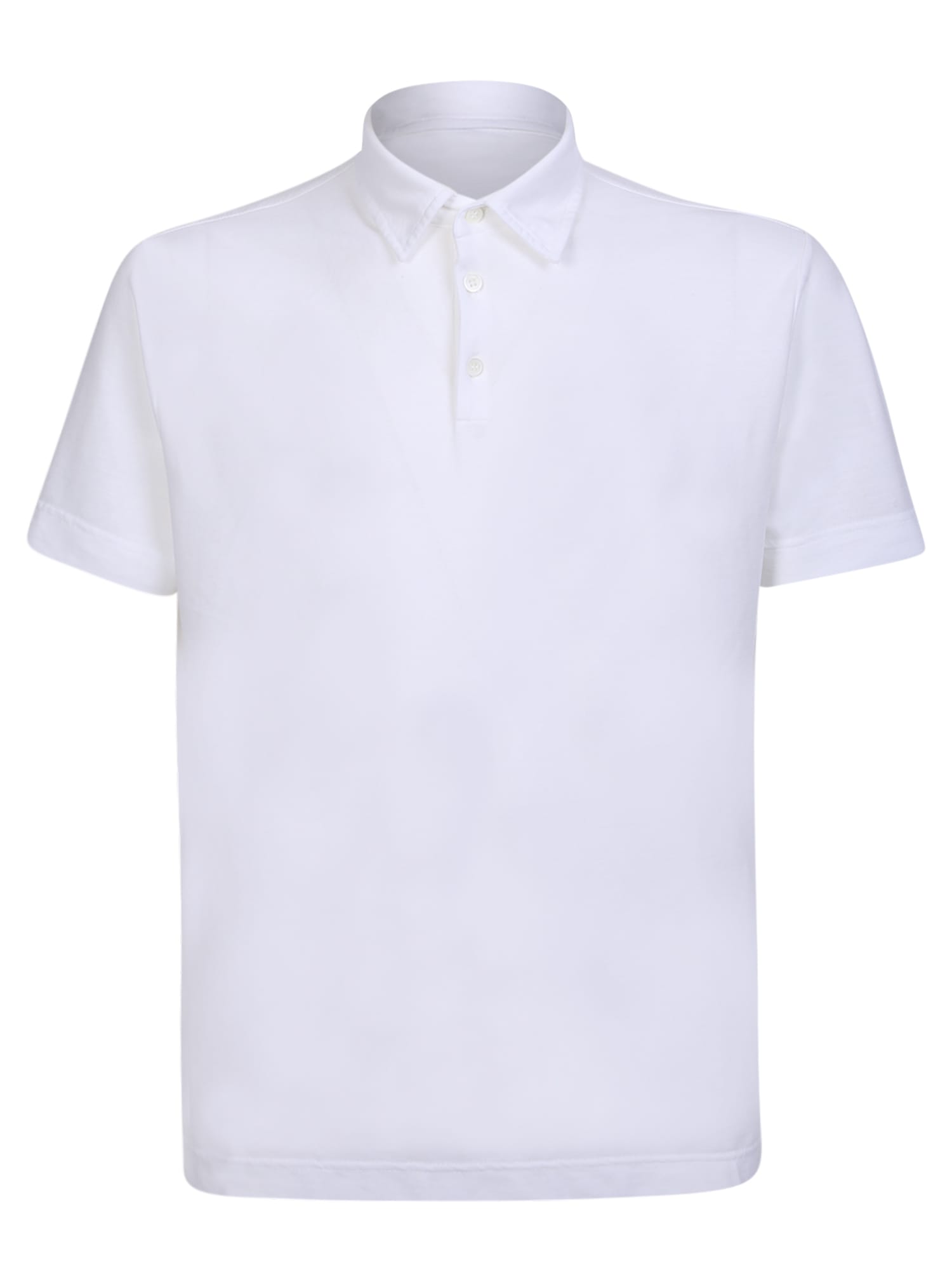 ZANONE WHITE POLO SHIRT