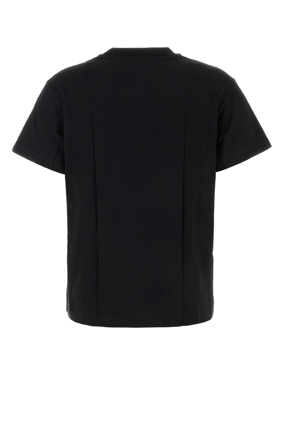 Shop Jil Sander Black Cotton T-shirt Set In 001