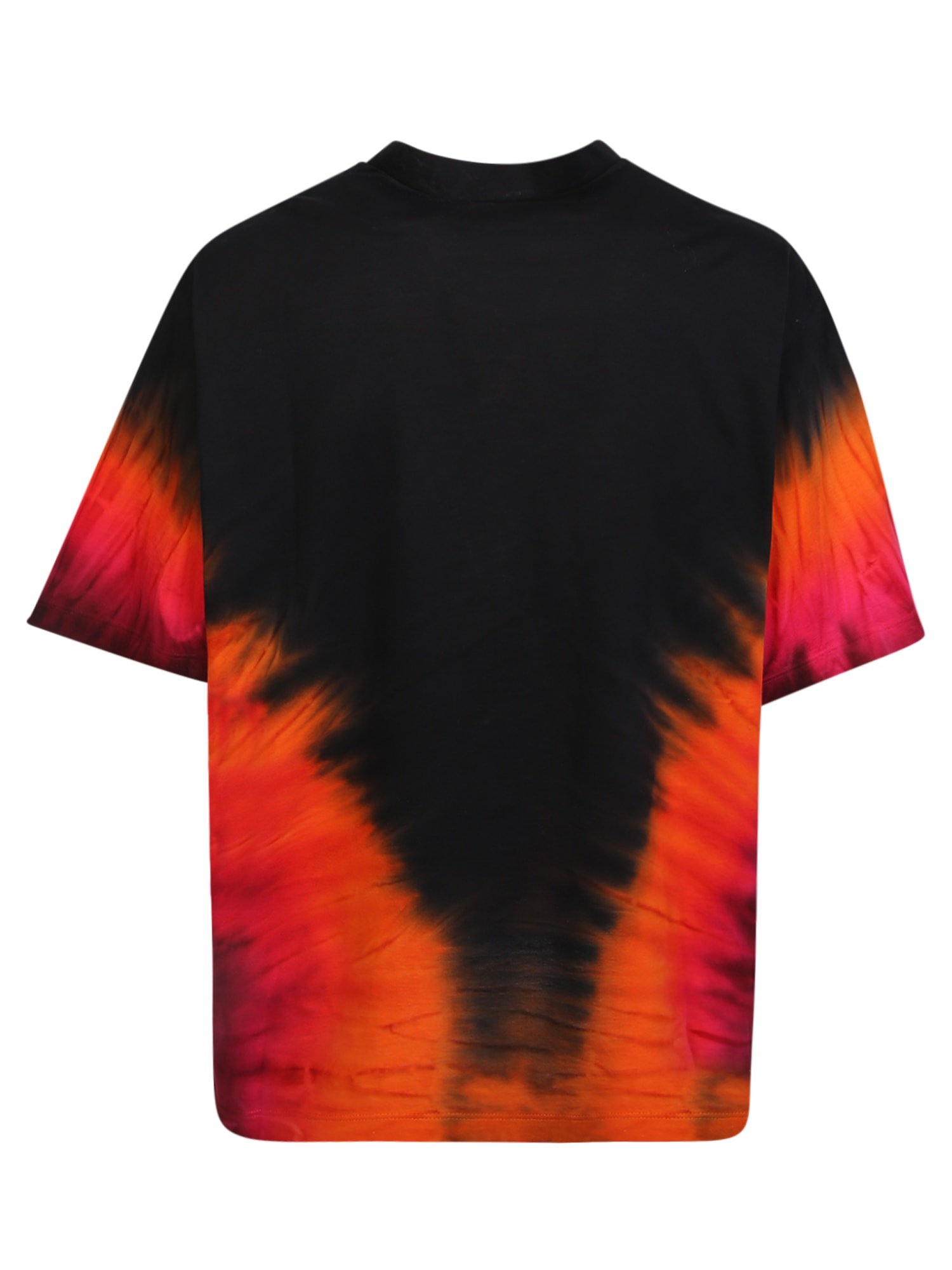 Shop Dsquared2 Tie-dye Print Black T-shirt