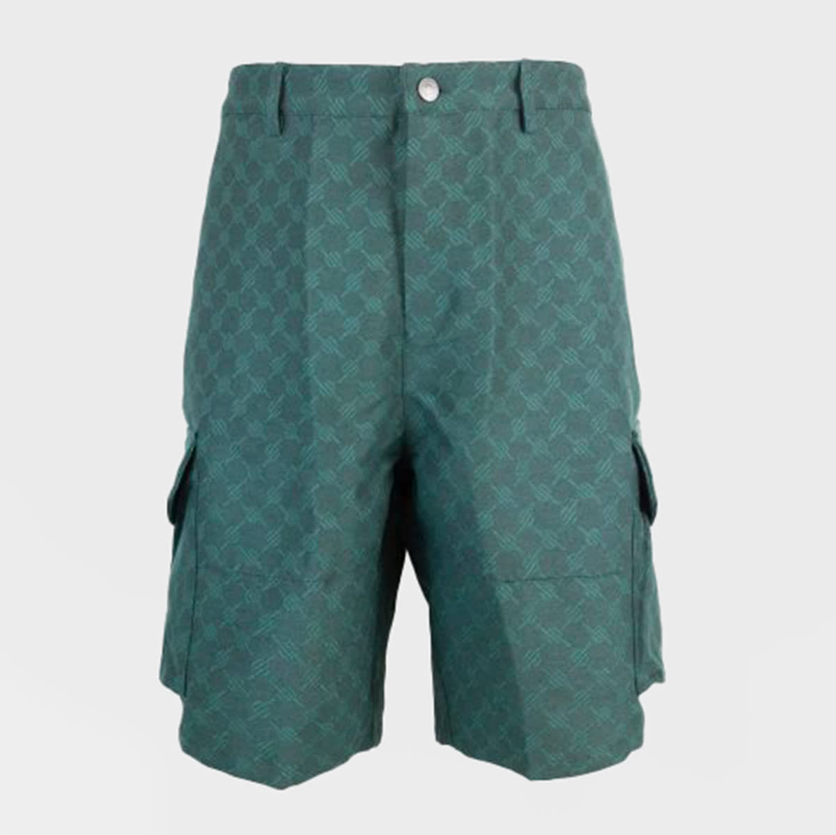 Shop Daily Paper Green Shorts In Pine Green