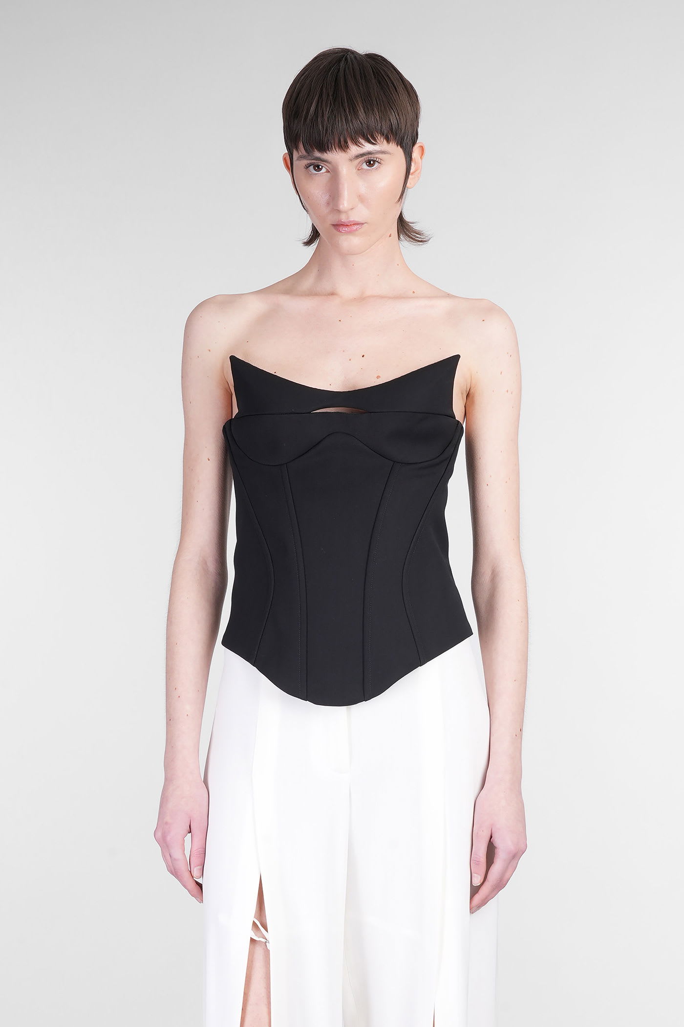 Topwear In Black Viscose