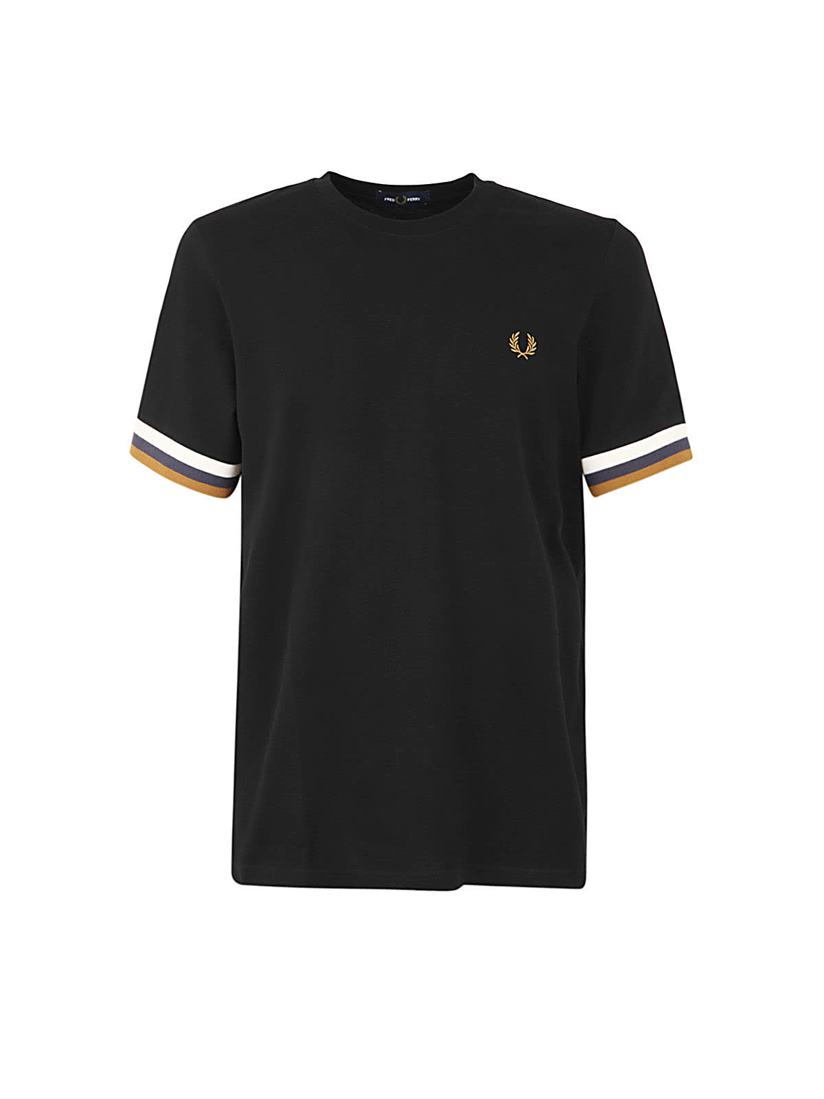 Fred Perry Fp Striped Cuff Pique T-shirt