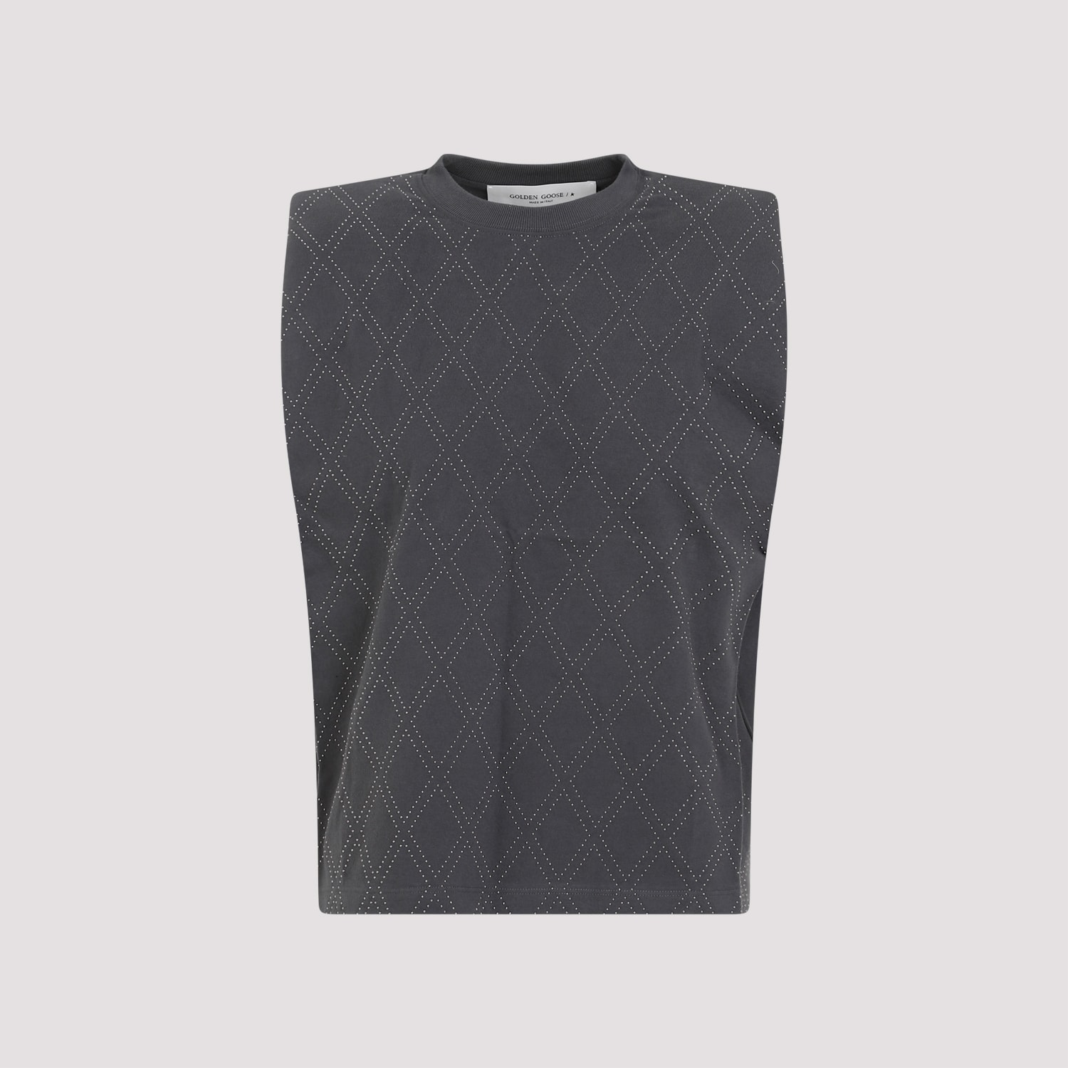 Shop Golden Goose Cotton T-shirt In Anthracite