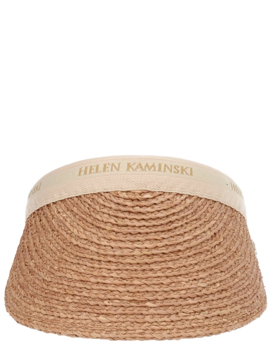 Helen Kaminski White 10 Hat In Sand