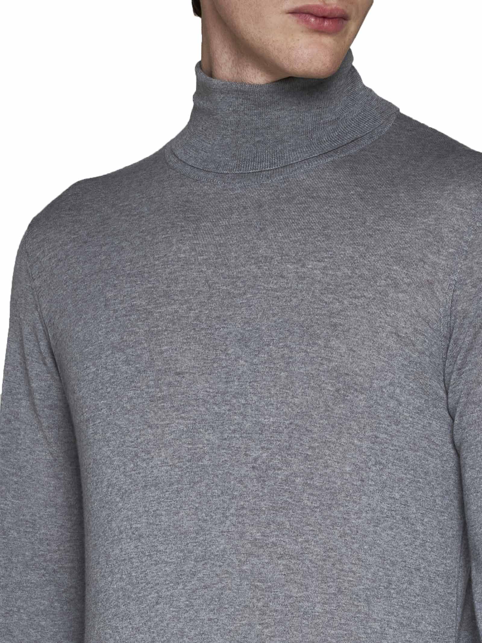 Shop Piacenza Cashmere Sweater In Grey