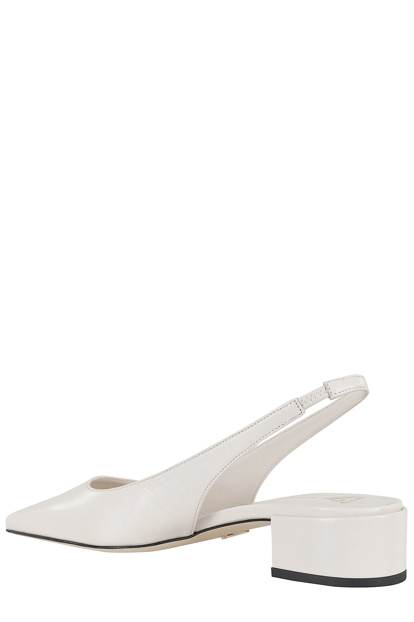 Giampaolo Viozzi Pointed Toe Slingback Shoes In Burro