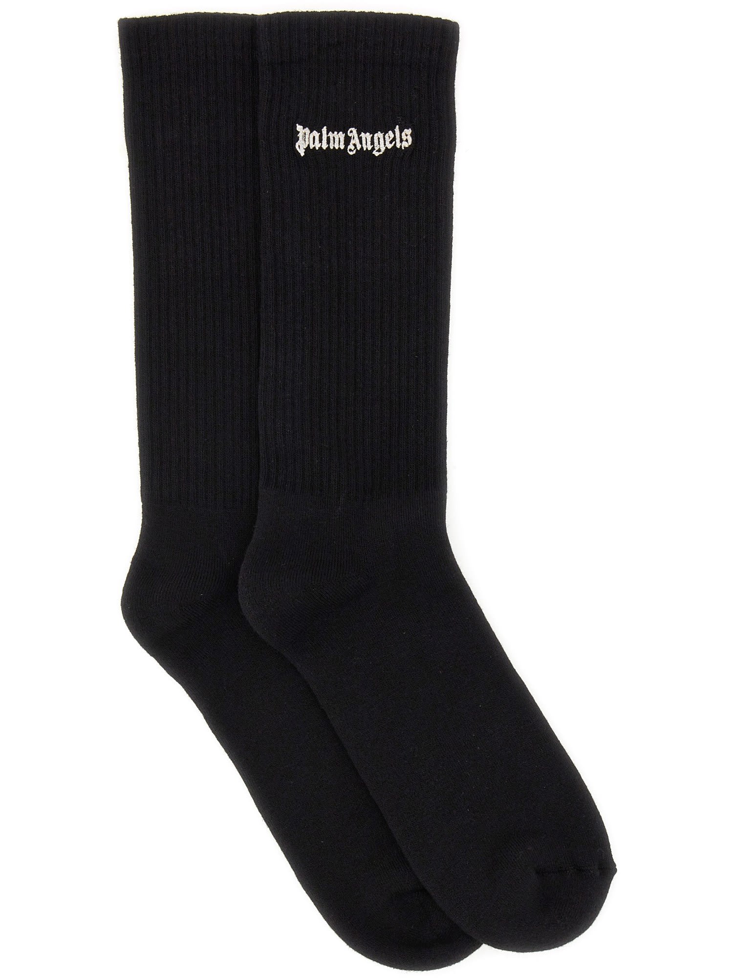 Palm Angels Sock With Logo In Multicolor