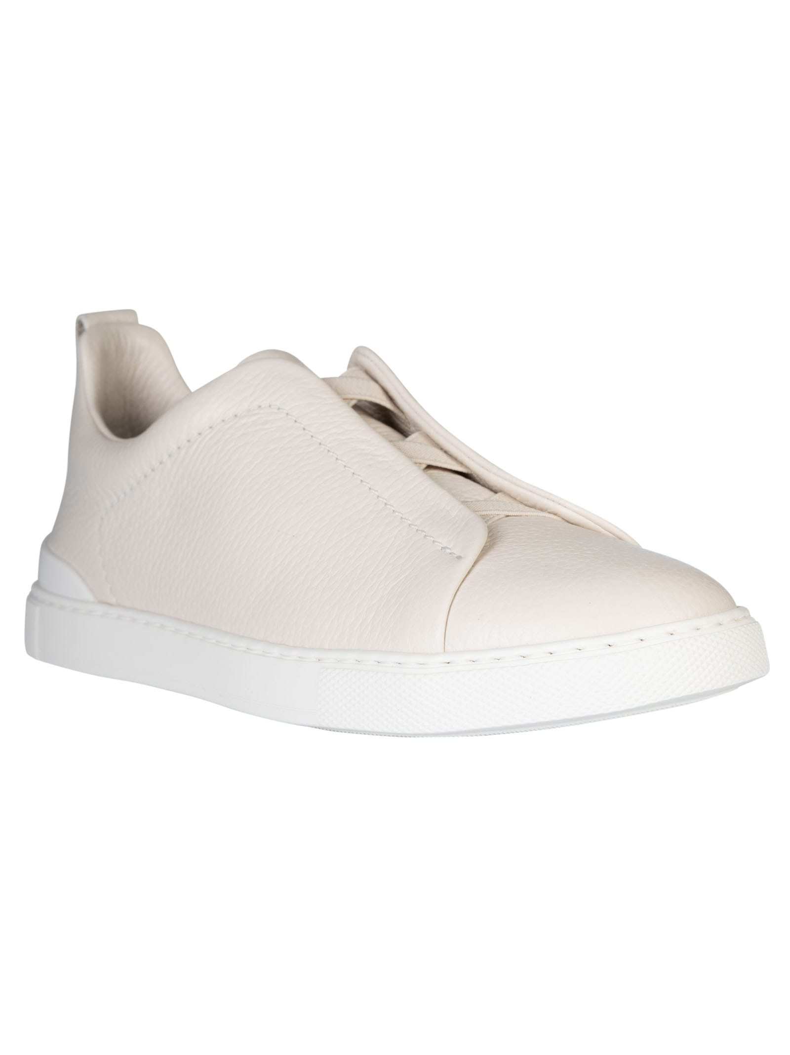 Shop Zegna Fitted Slide-on Sneakers
