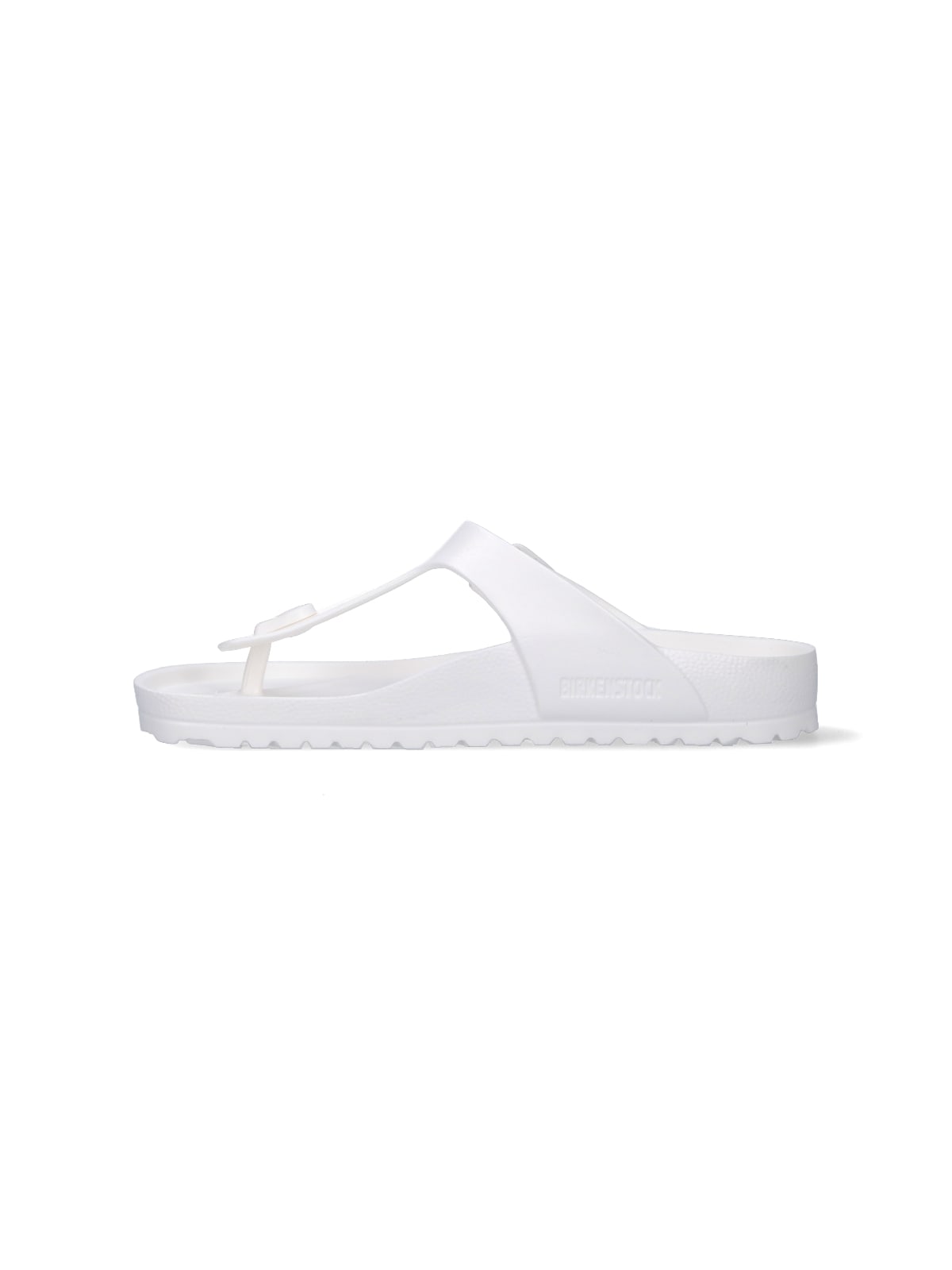 Shop Birkenstock Thong Sandals Gizeh Essentials In White