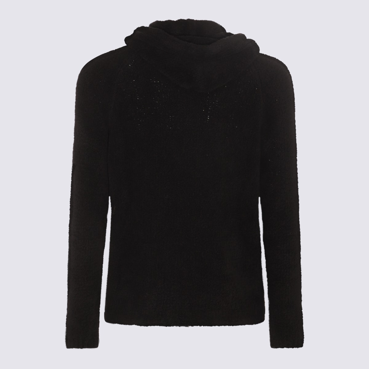 Shop Ten C Black Wool Sweater