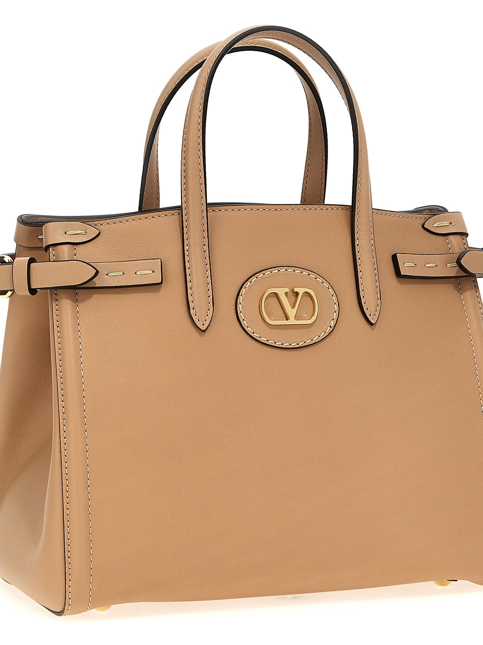 ハンドバッグ VALENTINO GARAVANI 'Antibes' small handbag Pink Valentino Garavani Antibes Small Shopping Bag In Canvas And