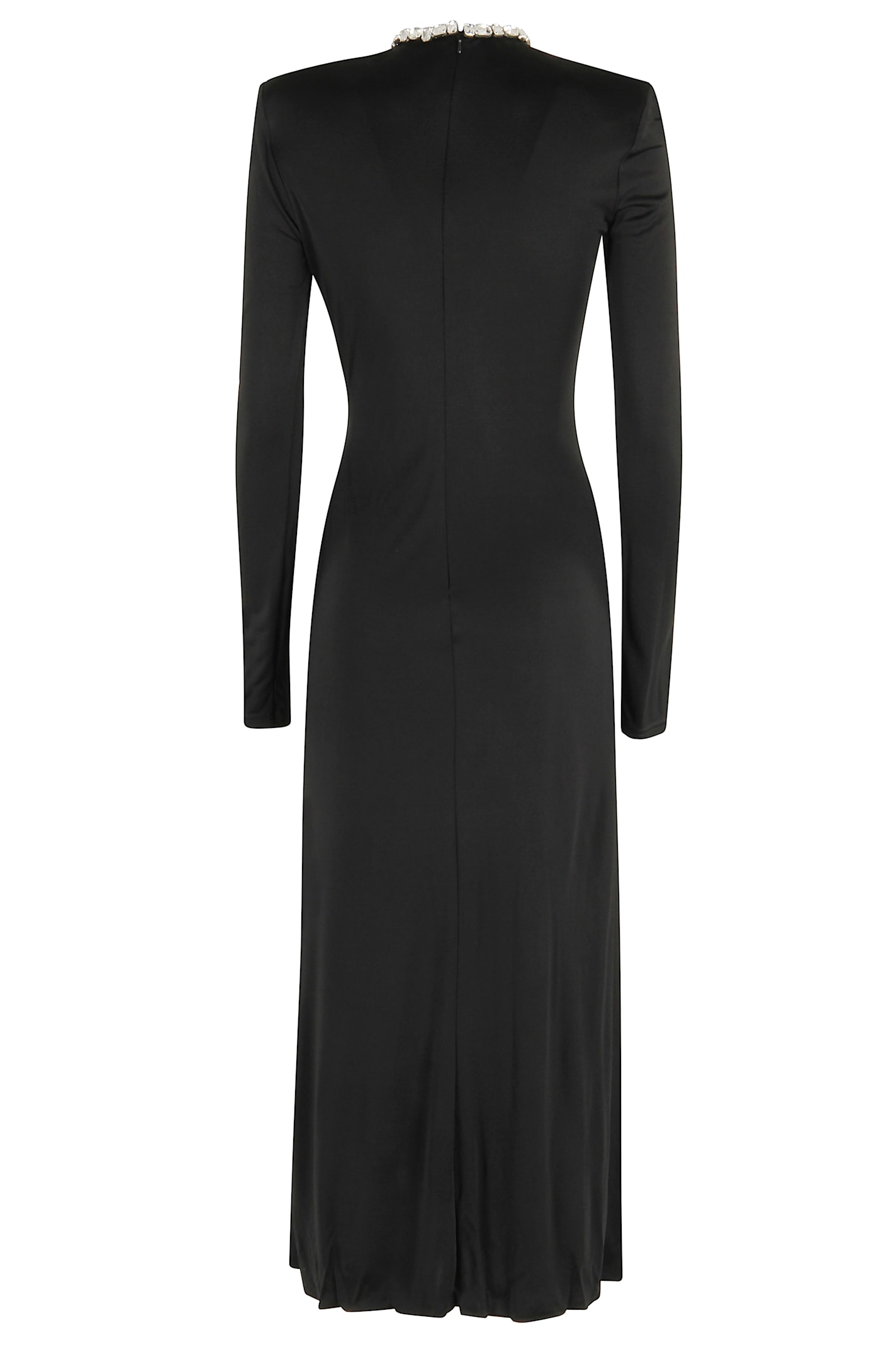 David Koma Long Dress In Black