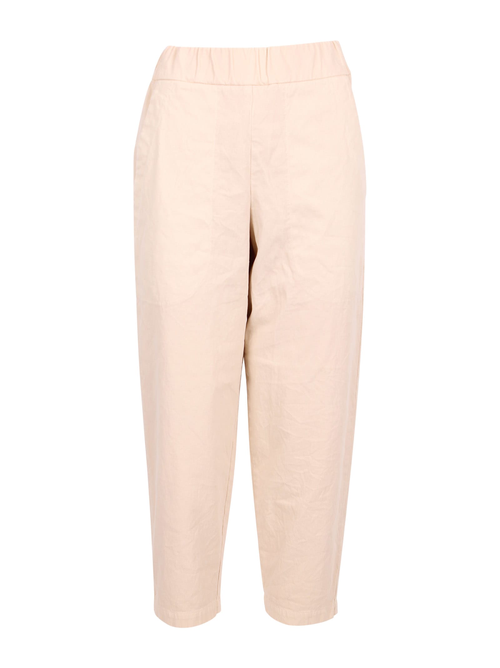 Click to view more detailed imagery on our partner's website Barena Venezia Joie Mante Cotton Trousers In Ivory