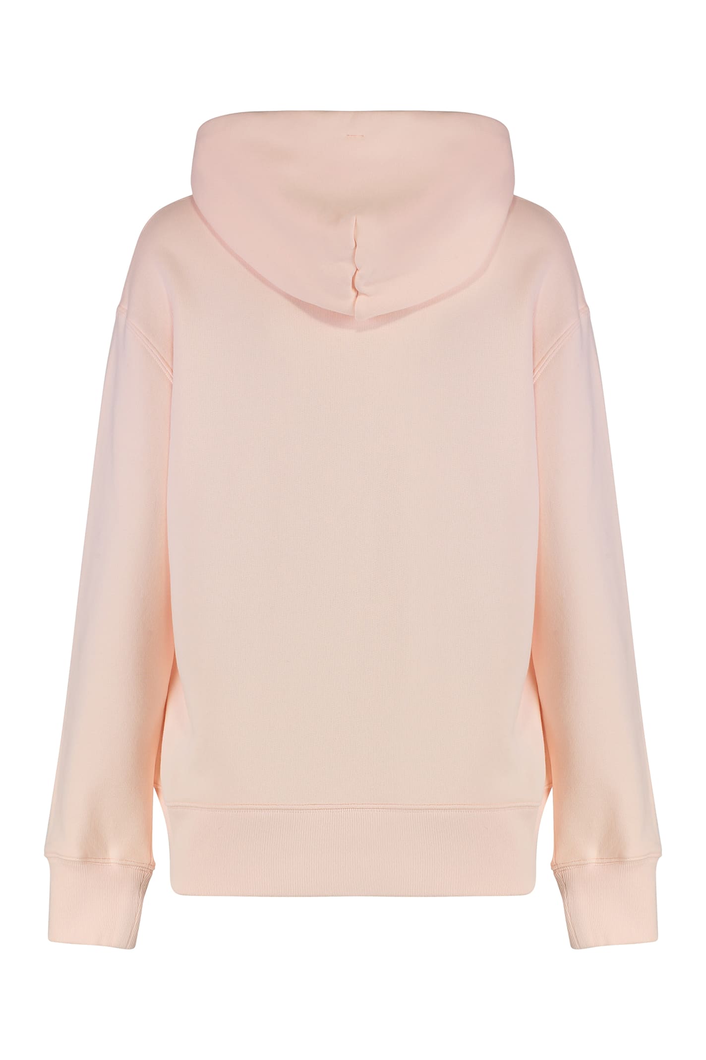 Autry Logo Hooded Sweatshirt Long Sleeves In Pink