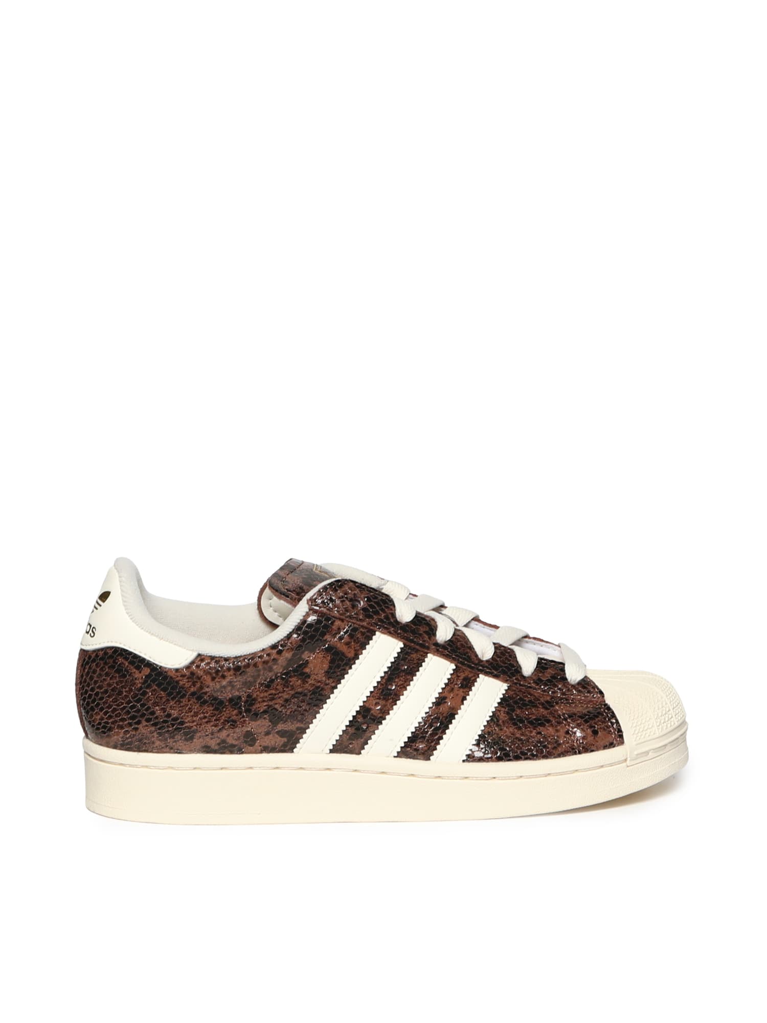 Adidas Originals Womens Snake Print Preloved Bro Superstar Ii Leather Trainers In Multi