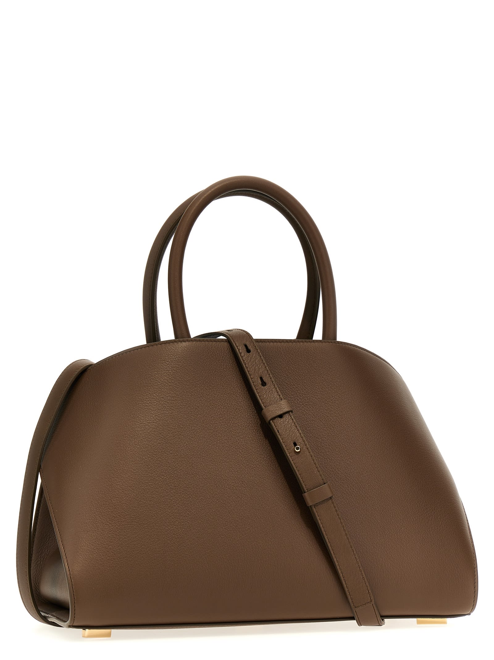 Ferragamo Brown Hug Satchel Bag In Brown