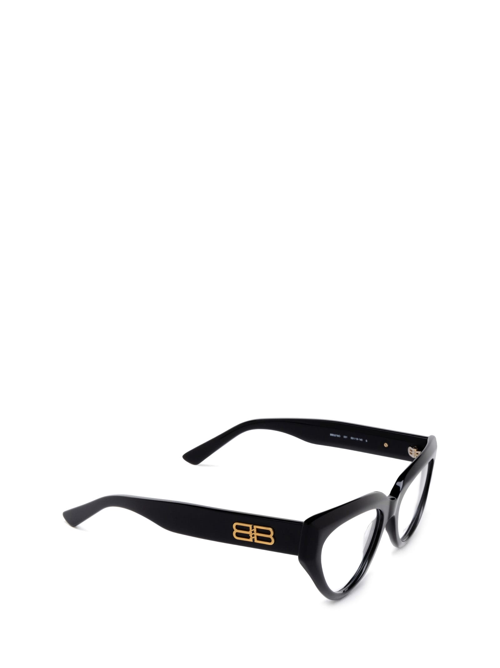 Shop Balenciaga Bb0276o Black Glasses