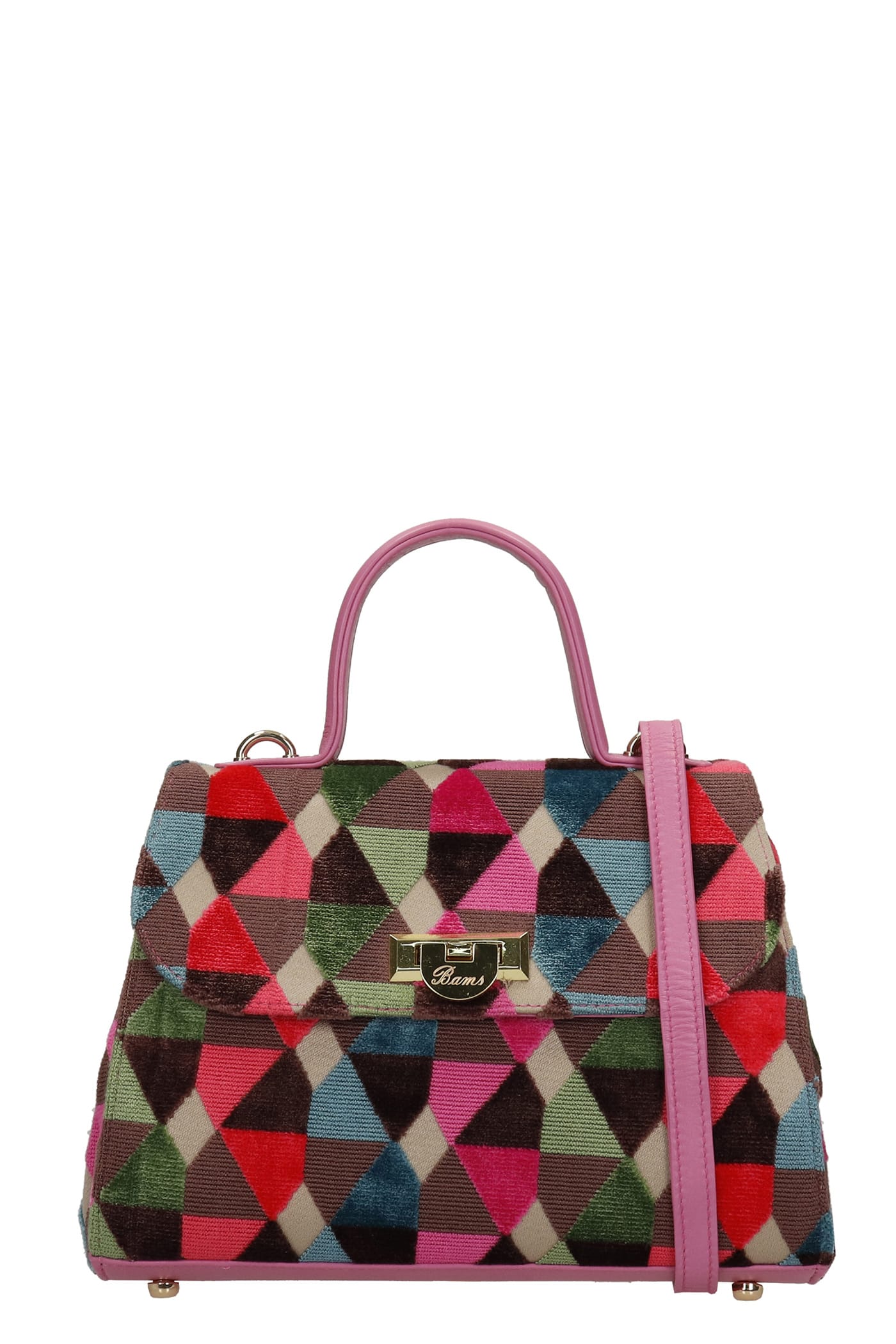Bams Candy 8 Hand Bag In Multicolor Fabric
