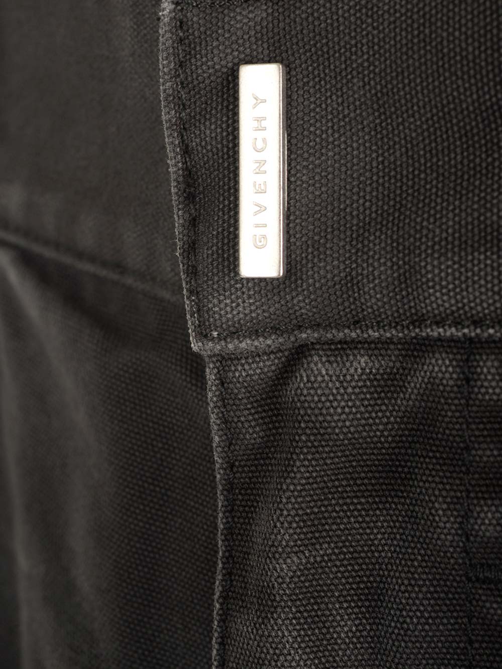 Shop Givenchy Zip Detailed Jeans In Black
