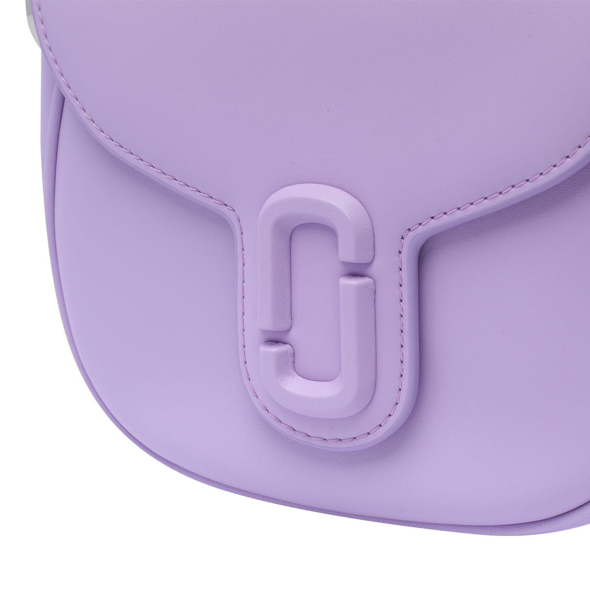 Shop Marc Jacobs The J Marc Small Saddle Bag In Purple