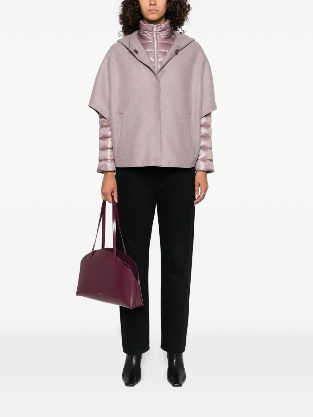 Herno Hooded Puffer Jacket In Neutral