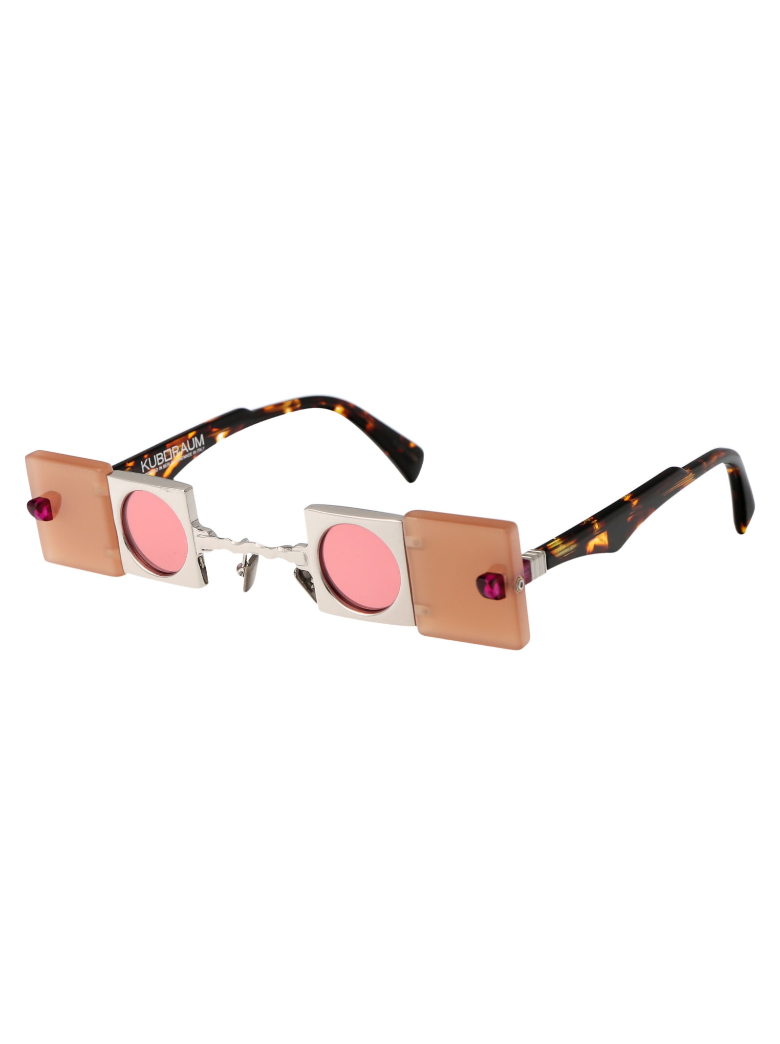 Shop Kuboraum Maske Q50 Sunglasses In Pl Rp R. Pink
