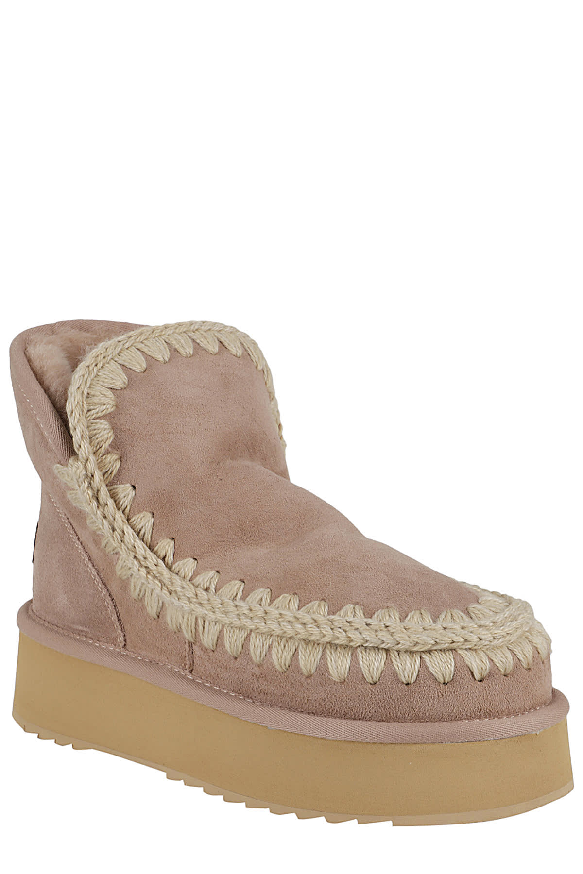 Shop Mou Mini Eskimo Platform Boot In Cam