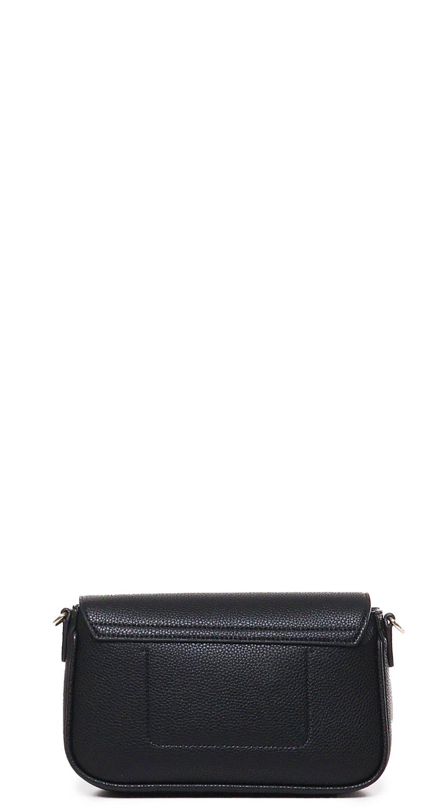 Emporio Armani Lilly Logo-printed Shoulder Bag In Black