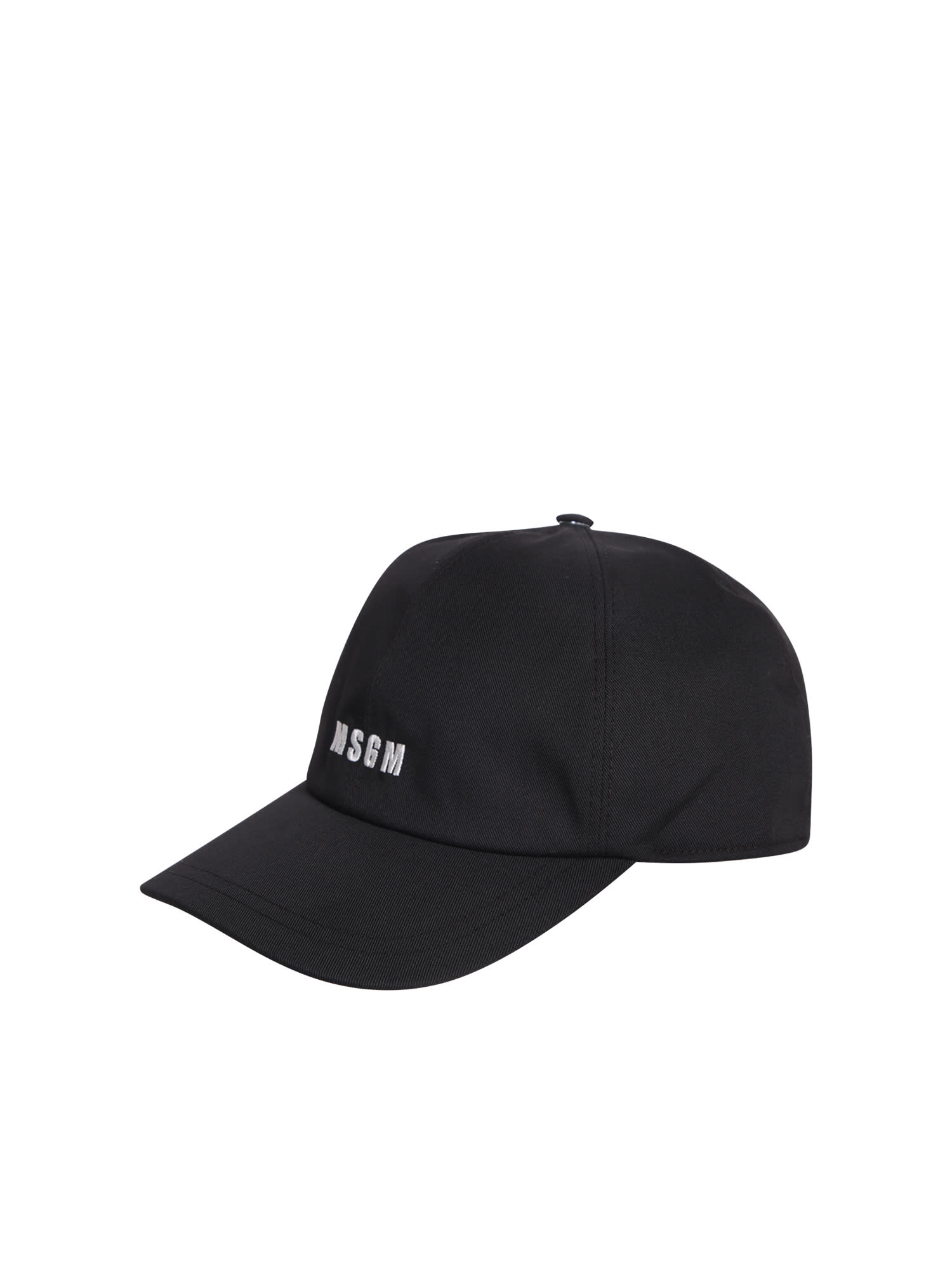 MSGM LOGO-EMBROIDERED COTTON CAP